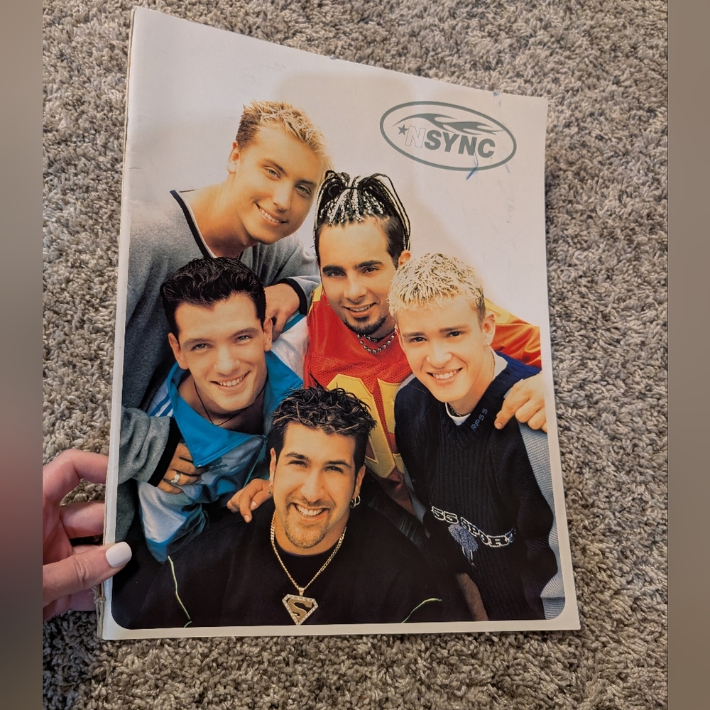 Vintage Nsync Concert Program
